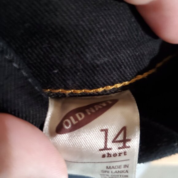 Old Navy Jeans Womens 14 Short Black The Flirt Bootcut Stretch Denim - Picture 9 of 10